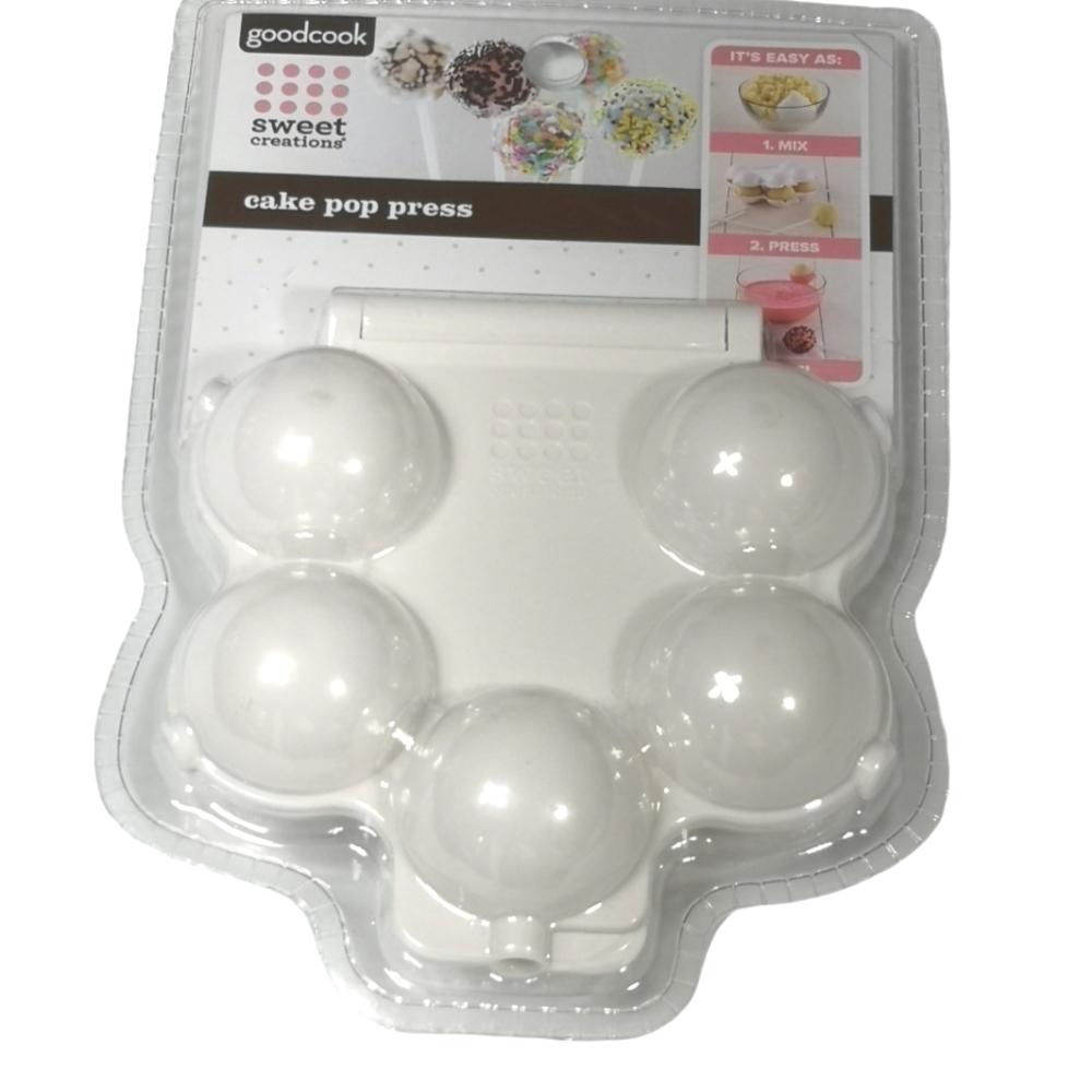 Goodcook Sweet Creations Round Cake Pop Press Mold  New